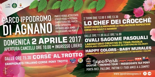 Napoli: tanti gli eventi in programma domenica all'Ippodromo di Agnano.