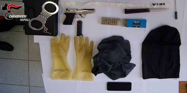 Sorrento: tenta un furto in abitazione, bloccato ed arrestato dai carabinieri.