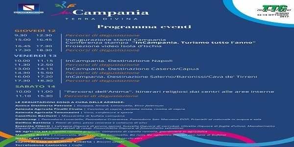 Turismo: al via la fiera TTG di Rimini. La Campania presenta le sue strategie.