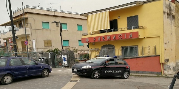 Massa di somma: rapina in una farmacia, i carabinieri arrestano uno dei presunti responsabili