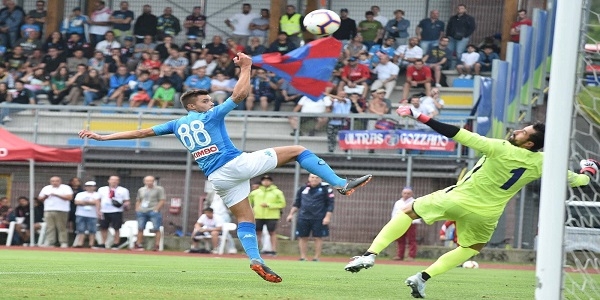 IL NAPOLI VINCE 4-0 LA PARTITA D’ESORDIO CON IL GOZZANO IN VAL DI SOLE