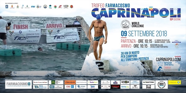 Capri - Napoli, domenica 9 settembre la gara con arrivo al Molosiglio