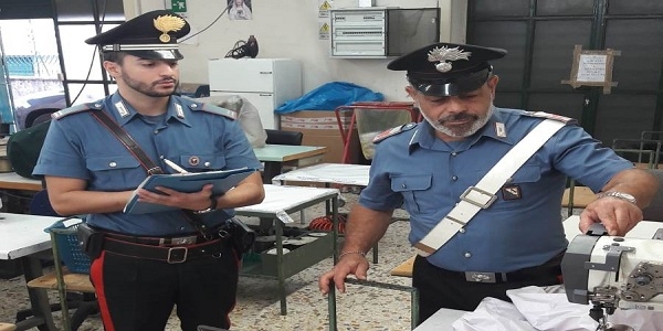 Grumo Nevano: i carabinieri sequestrano un opificio.
