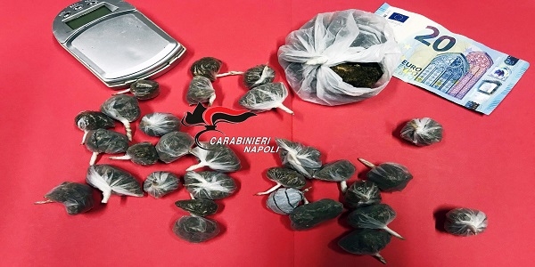Boscoreale: droga nascosta in cassaforte, i carabinieri arrestano un 36enne