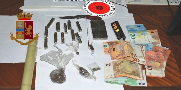 Poggiomarino: detenzione di stupefacenti, arrestato dalla polizia