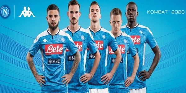 Napoli: già in vendita la nuova maglia azzurra Kombat TM 2020