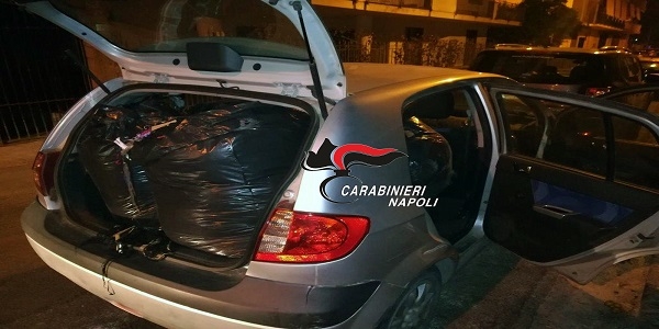 Terzigno: stava per smaltire illegalmente 320 chili di scarti tessili, denunciato dai carabinieri