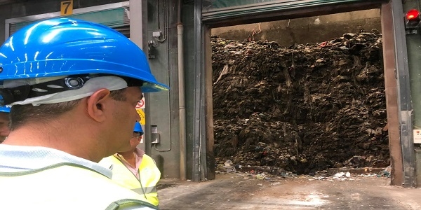 de Magistris visita gli STIR di Tufino, Caivano e Giugliano