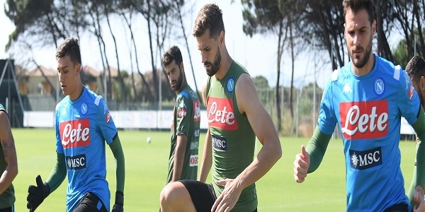 Castelvolturno: seduta pomeridiana per gli azzurri, personalizzato per Milik e Tonelli