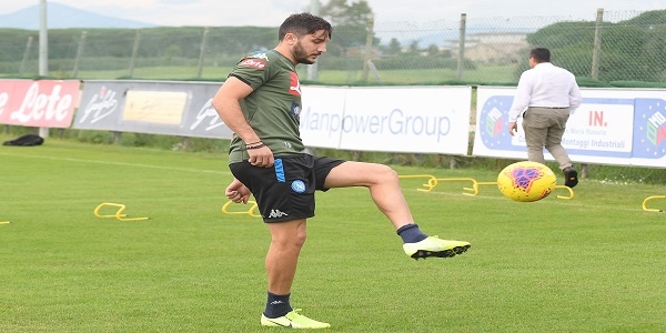 Castelvolturno: azzurri al lavoro per la gara con il Genoa
