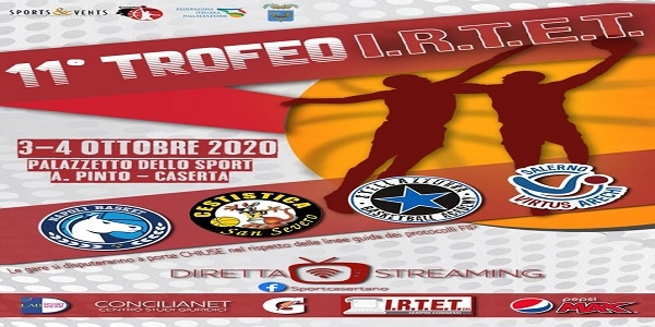 La Gevi Napoli Basket al Trofeo IRTET il prossimo 3 e 4 Ottobre