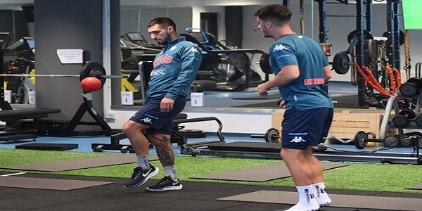 Castel Volturno: lavoro in palestra per gli azzurri. Fabian e Mario Rui sono rientrati dalle nazionali