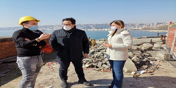 Napoli, Ass. Clemente: iniziati i lavori per il ripristino di Via Partenope