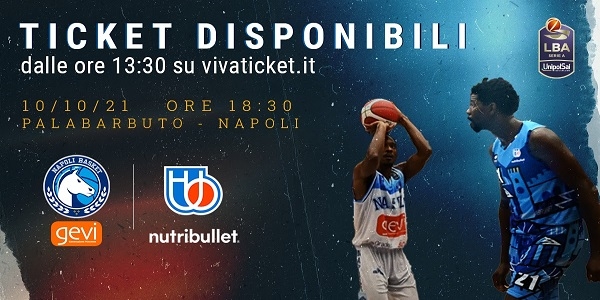 Gevi Napoli Basket - Nutribullett Treviso: al via la vendita dei biglietti