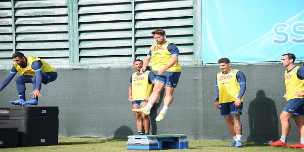 Il Napoli prepara il match con il Torino, il report dell'allenamento