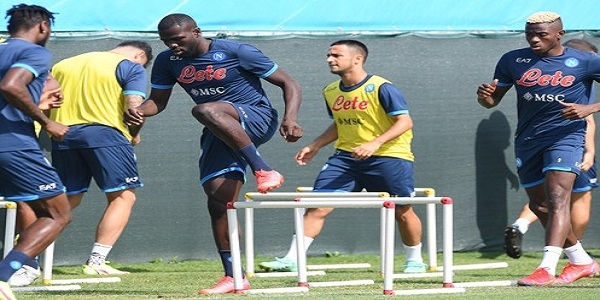Castel Volturno: azzurri al lavoro, rientrati Rrahmani, Osimhen e Zielinski.