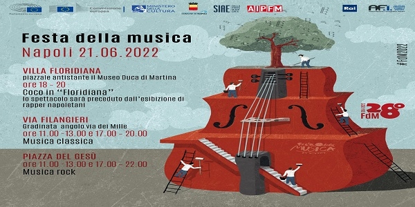 Napoli: festa della musica, gli eventi del 21 giugno