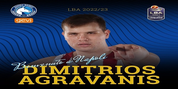Gevi Napoli Basket, ingaggiato Dimitrios Agravanis