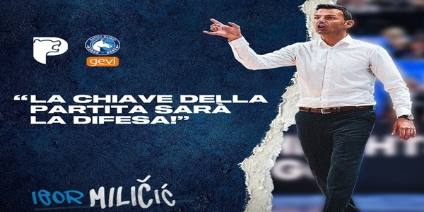 Domani la Gevi Napoli Basket in campo contro Pistoia. Milicic: la chiave della partita sarà la difesa