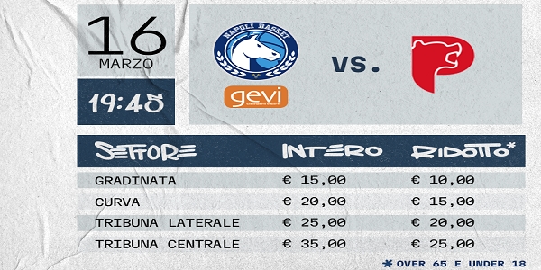 Gevi Napoli Basket: in vendita i biglietti per la gara contro l\'Estra Pistoia