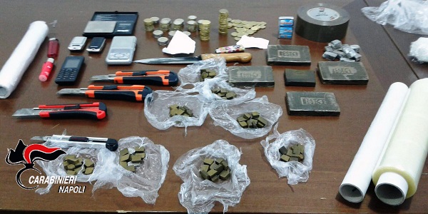 Ercolano: contrasto allo spaccio di droga, operazione dei carabinieri