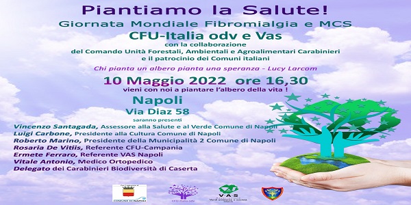 Napoli: giornata della Fibromialgia, sarÃ  piantato l'albero della vita