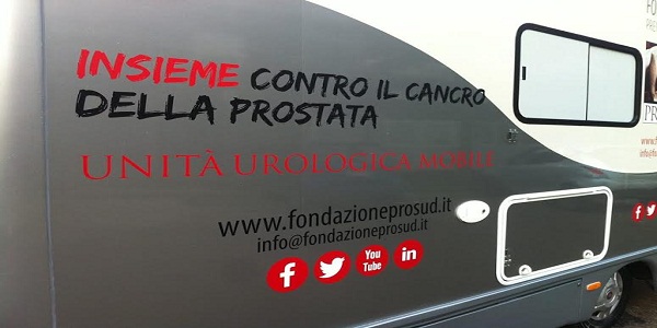 Napoli: Prevenzione gratuita tumore alla prostata, il Camper Prosud a Piazza del Gesù il 7 marzo.
