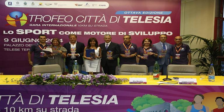 PRESENTATO ALLA STAMPA IL TROFEO CITTA’ DI TELESIA. LO SPORT COME MOTORE DI SVILUPPO