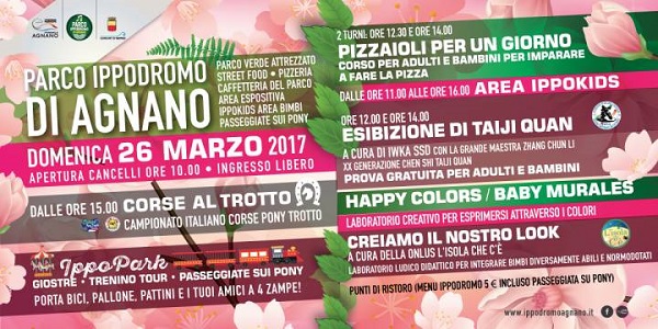 Napoli: domenica 26 all'ippodromo di Agnano, ginnastica orientale, food e laboratori