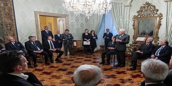 Il Presidente Mattarella ha ricevuto una delegazione della Federazione Ginnastica dâ€™Italia