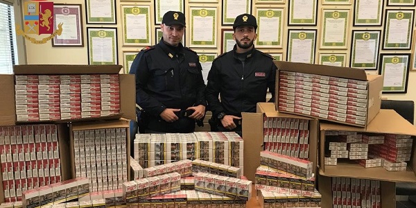Napoli: la Polizia sequestra 80 kg. di tabacchi lavorati esteri. Denunciato un uomo