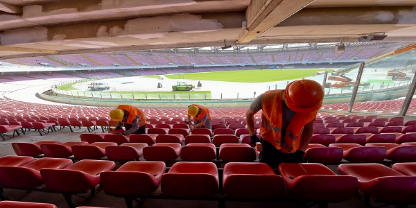 UNIVERSIADE: LAVORI AL SAN PAOLO, PROSEGUE LO SMONTAGGIO DEI SEGGIOLINI