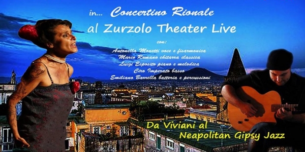 Napoli: Mario Romano con Dolores Melodia al Zurzolo Teatro Live