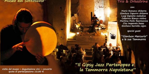 NAPOLI: MARIO ROMANO QUARTIERI JAZZ TRIO ED ORKESTRINE AL MUSEO DEL SOTTOSUOLO