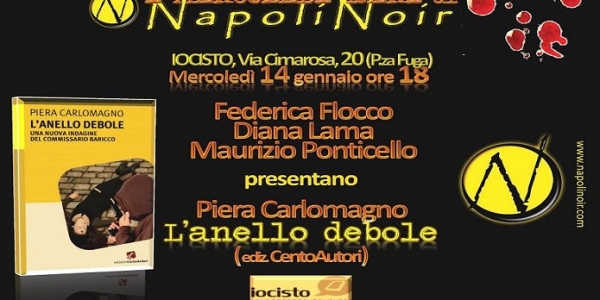 Napoli: il 14 gennaio presentazione del libro 'L'anello debole'.