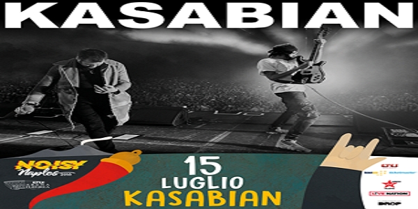 I KASABIAN ALL’ARENA FLEGREA IL 15 LUGLIO