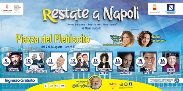 Restate a Napoli: parte il programma di Piazza Plebiscito