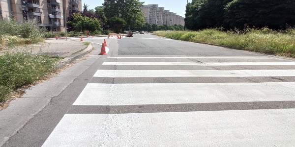 Napoli: iniziati i lavori di segnaletica orizzontale a Via Ghisleri