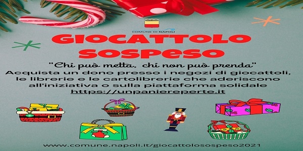 Napoli: ritorna 'Il giocattolo sospeso', iniziativa di solidarietà del Comune