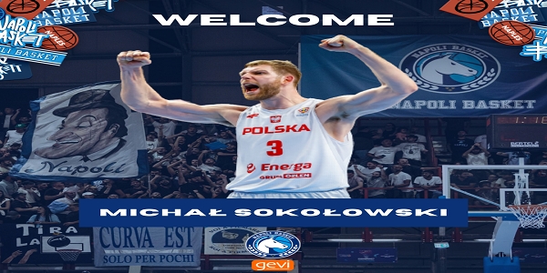 Gevi Napoli Basket: arriva il polacco Michal Sokolowski