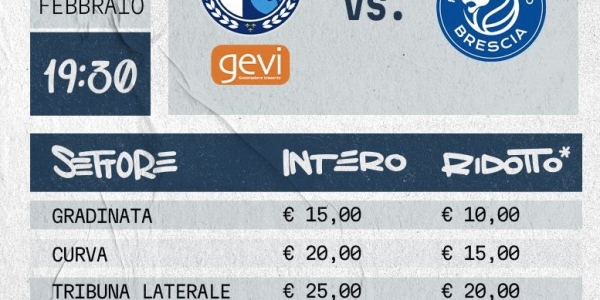 GENERAZIONE VINCENTE NAPOLI BASKET: IN VENDITA I BIGLIETTI PER LA GARA CONTRO BRESCIA