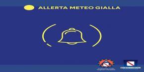 Campania: allerta meteo gialla dalle 13 alle 21