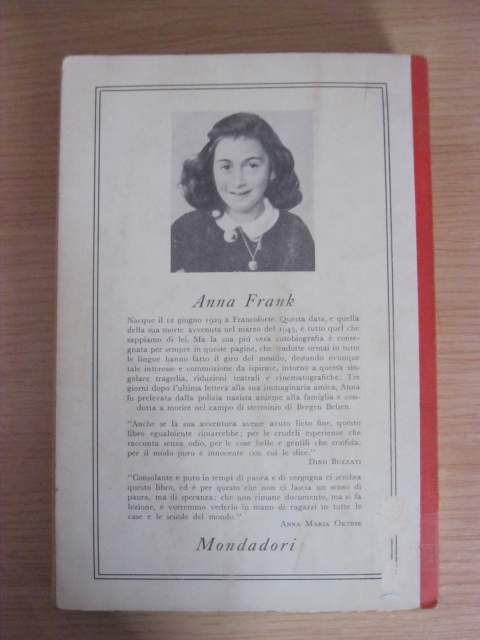 Libri: il Diario di Anna Frank