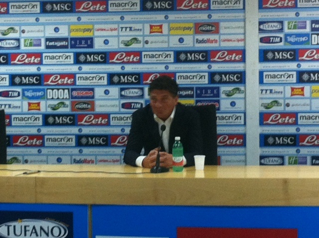 Napoli - Atalanta: Colantuono e Mazzarri in sala stampa