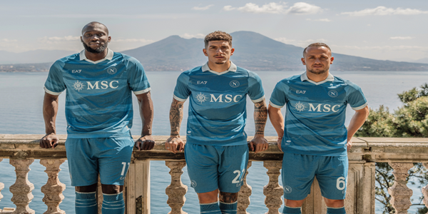 SSC Napoli lancia la quarta maglia: la Partenope Jersey