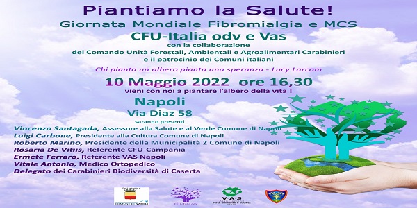 Napoli: giornata della Fibromialgia, sarà piantato l'albero della vita