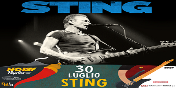 Napoli: il 30 luglio c'è Sting all'Arena Flegrea