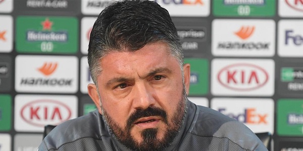 Gattuso: domani sarà dura, voglio vedere un grande Napoli