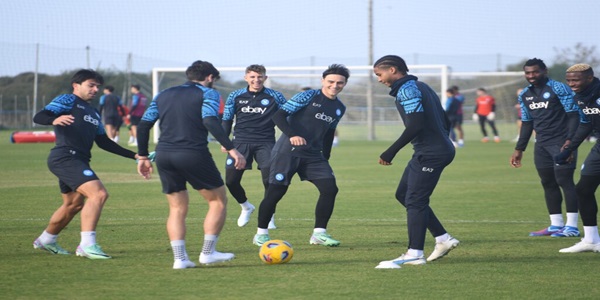 Castel Volturno: azzurri al lavoro, domenica c\'è l\'Inter. Lindstrom ok