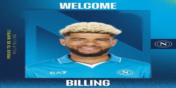 SSC Napoli: ufficiale l\'arrivo di Billing